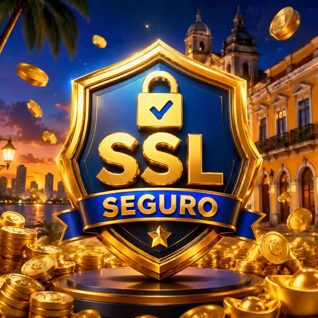 Selo de criptografia SSL 256-bit
