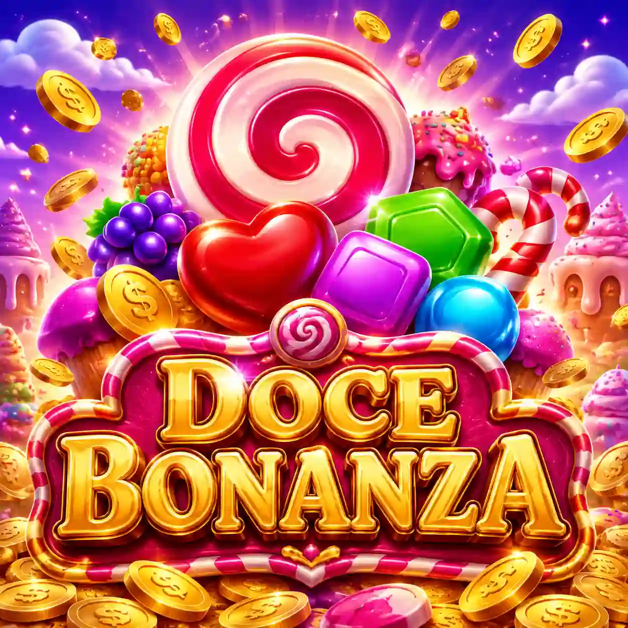 Sweet Bonanza com doces coloridos